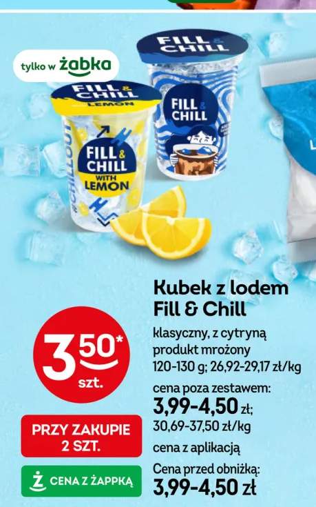 Kubek z lodem Fill & Chill klasyczny +1 wariant