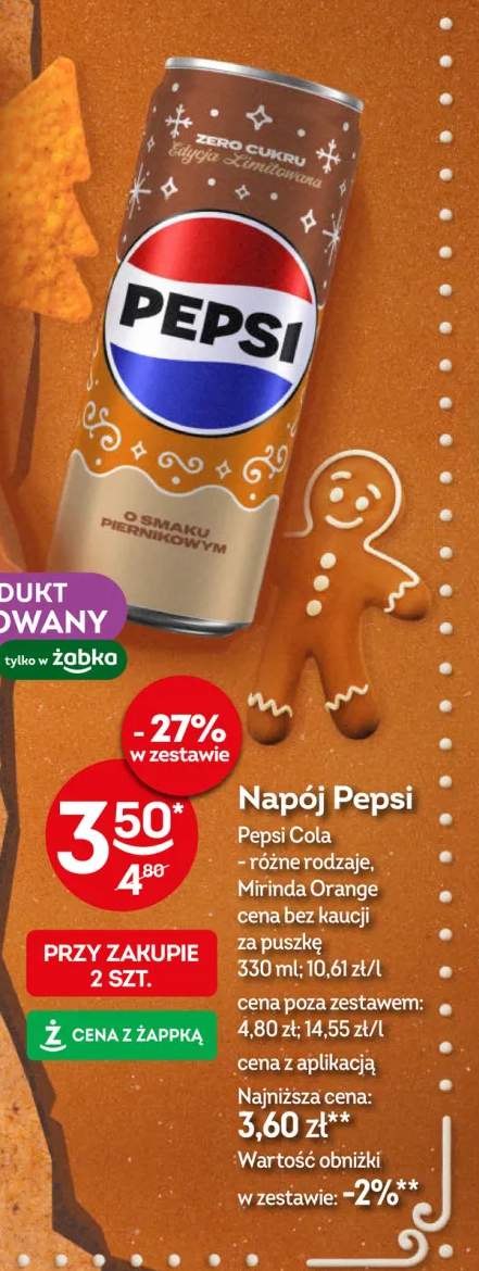 Napój gazowany Pepsi Cola +1 wariant