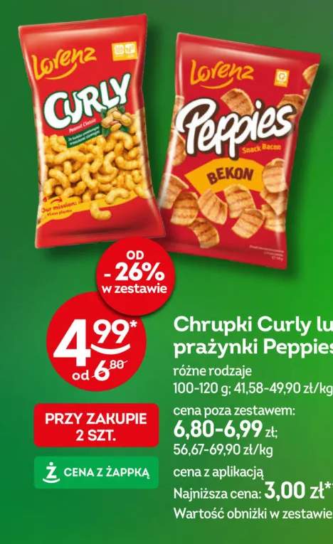 Prażynki Peppies Lorenz +1 wariant