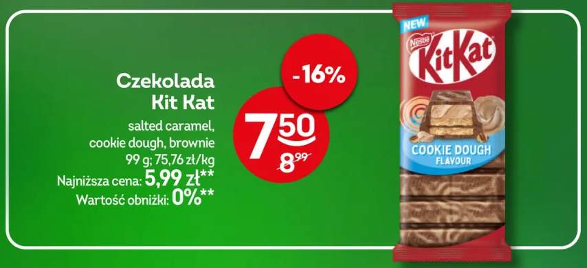 Czekolada Kit Kat salted caramel +2 warianty