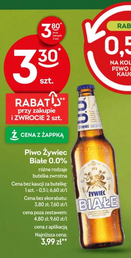 Piwo bezalkoholowe Żywiec Białe