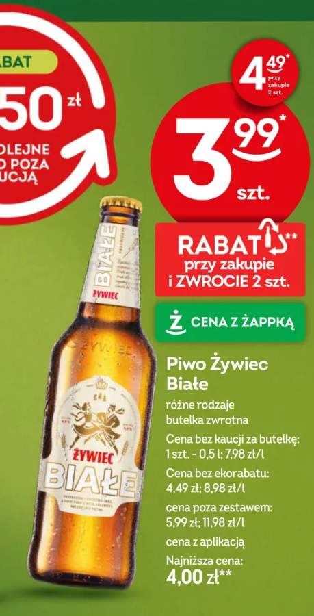 Piwo Żywiec Białe
