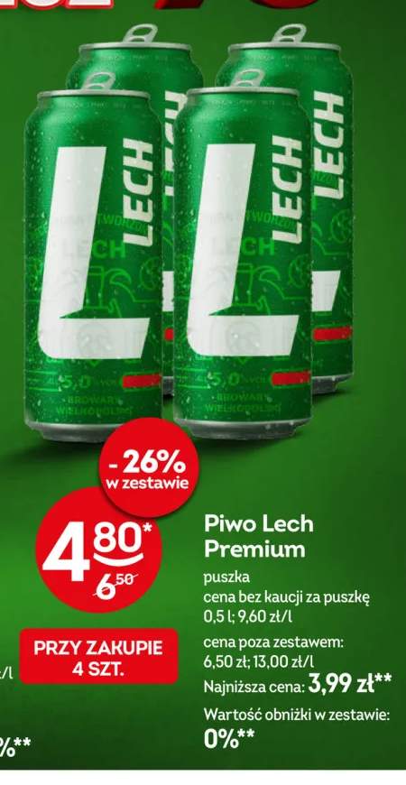 Piwo Lech Premium
