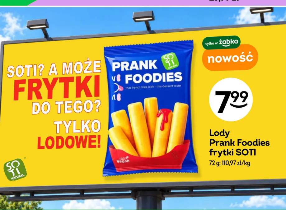 Lody Prank Foodies frytki SOTI