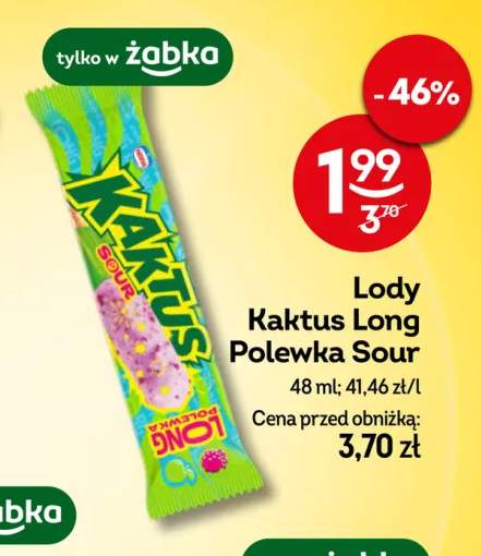 Lody Kaktus Long Polewka Sour