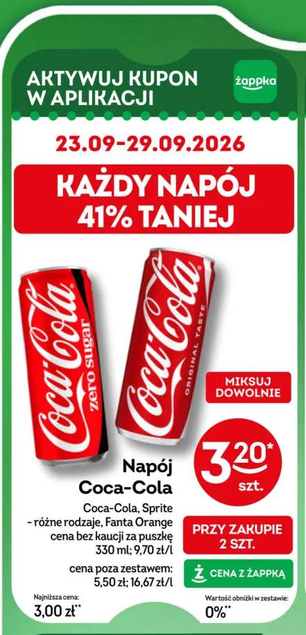 Napój gazowany Coca-Cola Original Taste +3 warianty
