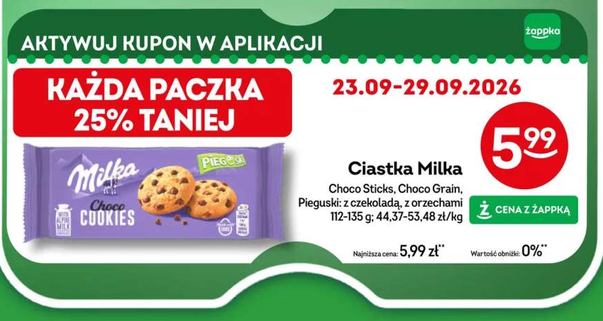 Ciastka Milka Choco Sticks +3 warianty