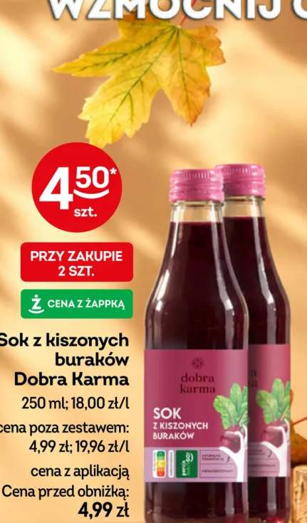 Sok z kiszonych buraków Dobra Karma
