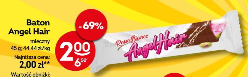 Baton Angel Hair mleczny Rosso Bianco