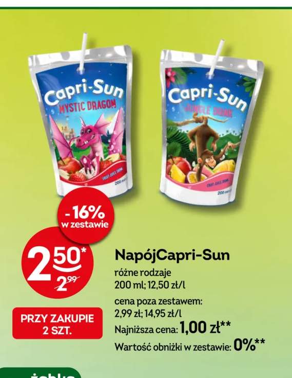 Napój Capri-Sun Mystic Dragon +1 wariant