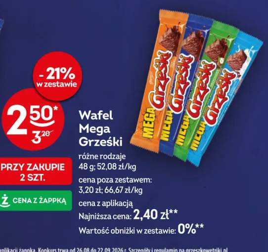 Wafel Mega Grześki