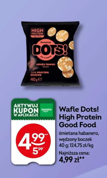 Wafle Dots! High Protein śmietana habanero Good Food +1 wariant