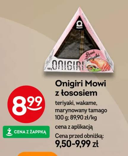 Onigiri Mowi z łososiem teriyaki +2 warianty
