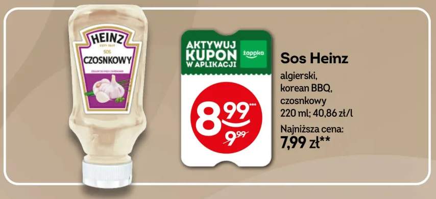Sos Heinz algierski +2 warianty
