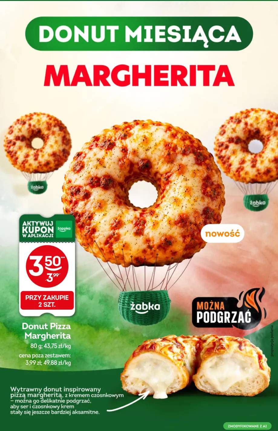 Donut Pizza Margherita