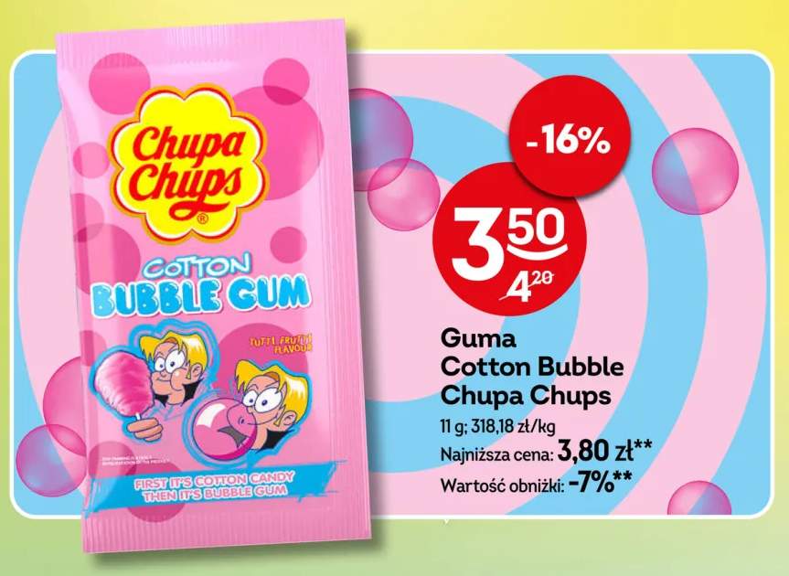 Guma Cotton Bubble Chupa Chups