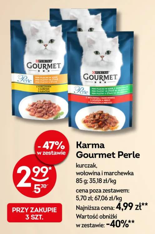 Karma Gourmet Perle kurczak +1 wariant
