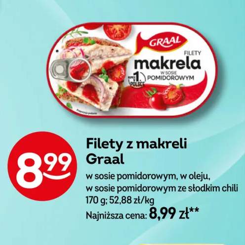 Filety z makreli Graal w sosie pomidorowym ze słodkim chili +2 warianty