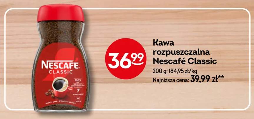 Kawa rozpuszczalna Nescafé Classic