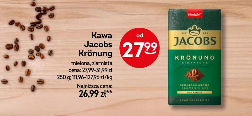 Kawa ziarnista Jacobs Krönung +1 wariant