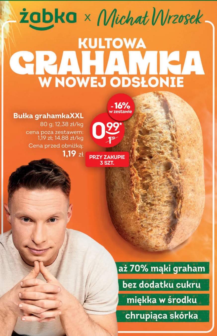 Bułka grahamka XXL