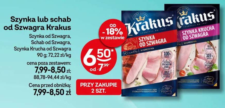 Szynka Krucha od Szwagra Krakus +2 warianty