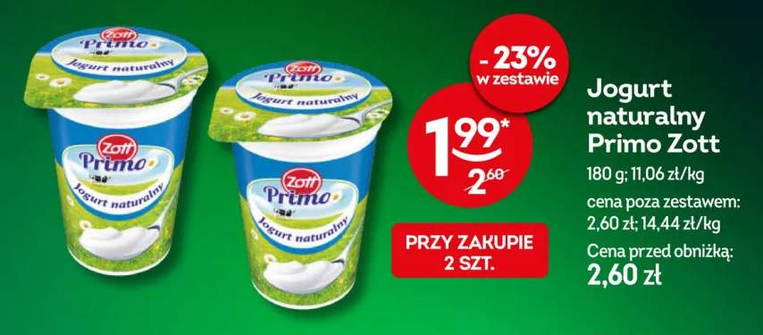 Jogurt naturalny Primo Zott
