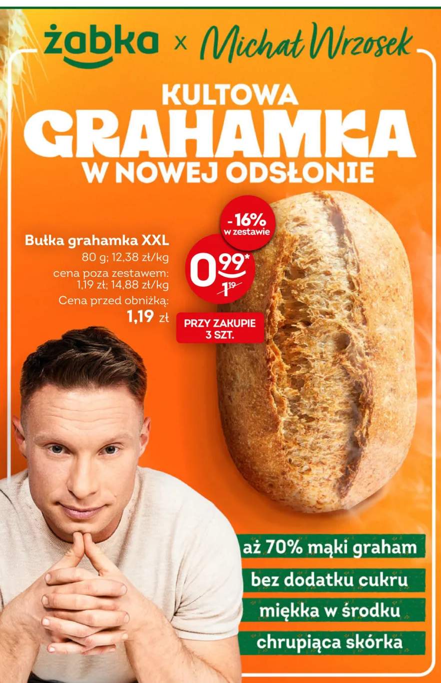 Bułka grahamka XXL