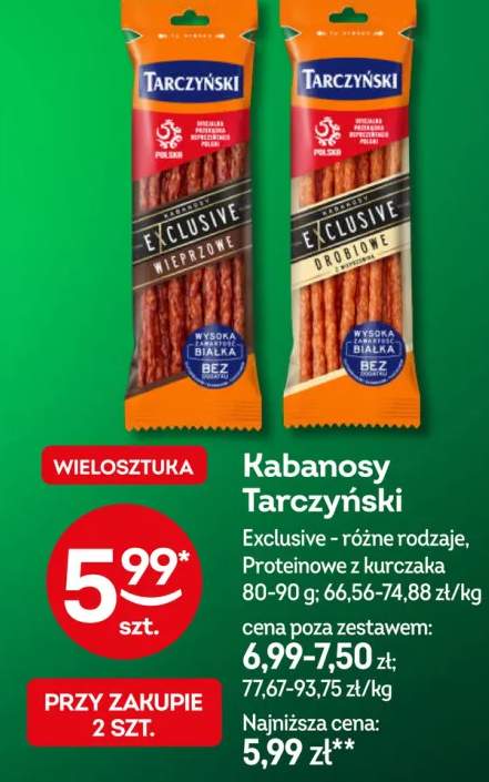 Kabanosy Tarczyński Exclusive, Proteinowe z kurczaka