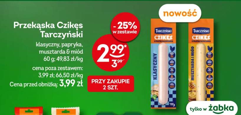 Przekąska Czikęs klasyczny Tarczyński +2 warianty