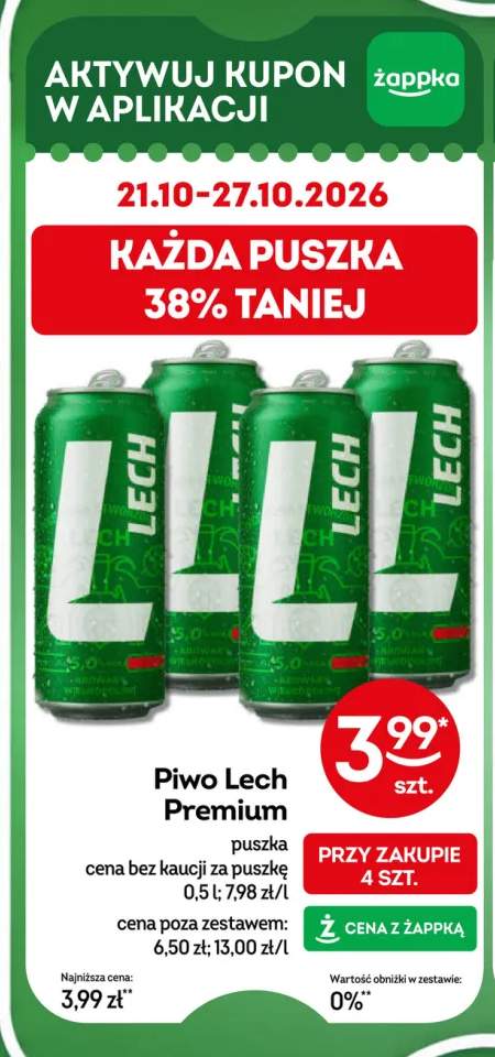 Piwo Lech Premium