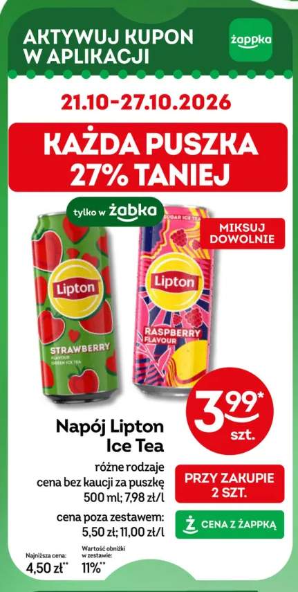 Napój Lipton Ice Tea