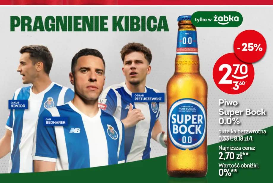 Piwo bezalkoholowe Super Bock