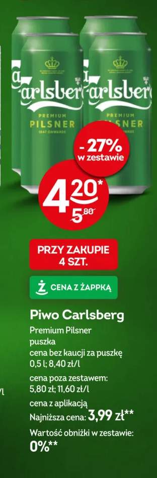 Piwo Carlsberg Premium Pilsner