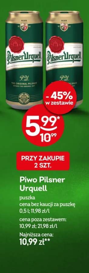 Piwo Pilsner Urquell