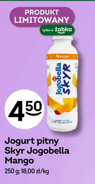 Jogurt pitny Skyr Jogobella Mango