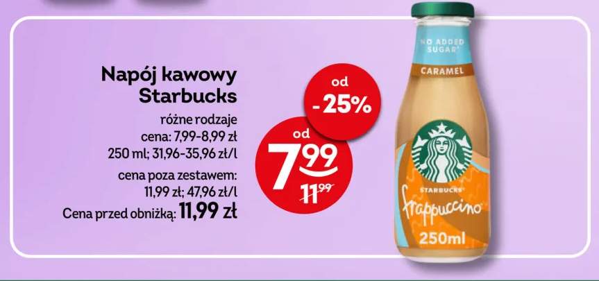 Napój kawowy Starbucks