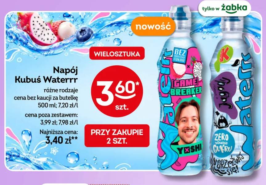 Napój Kubuś Waterrr