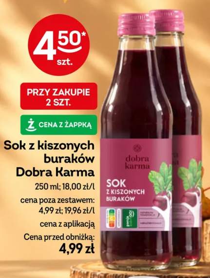 Sok z kiszonych buraków Dobra Karma
