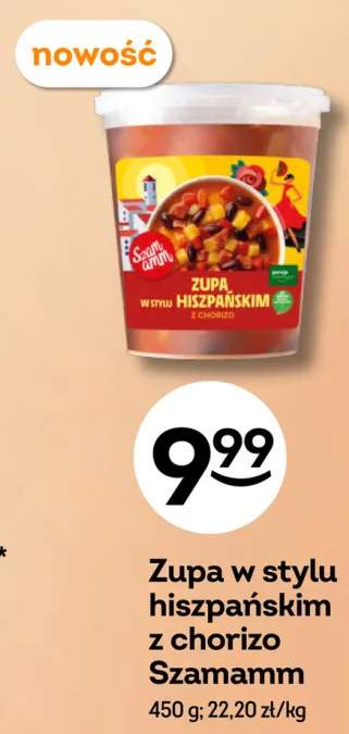 Zupa w stylu hiszpańskim z chorizo Szamamm