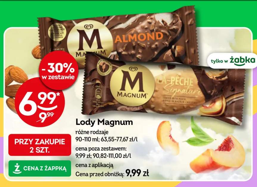 Lody Magnum La-Pêche Signature +1 wariant