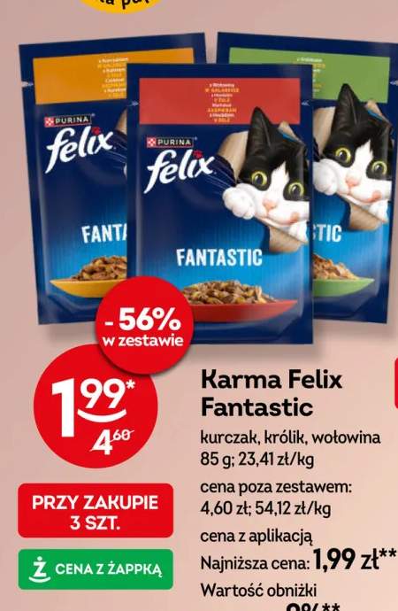 Karma Felix Fantastic kurczak +2 warianty